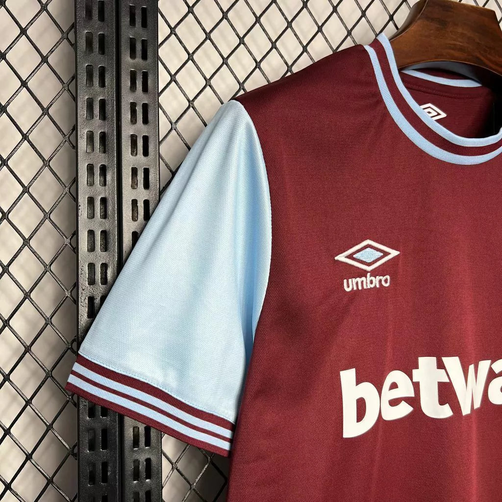 Camisa West Ham I 24/25 - Torcedor