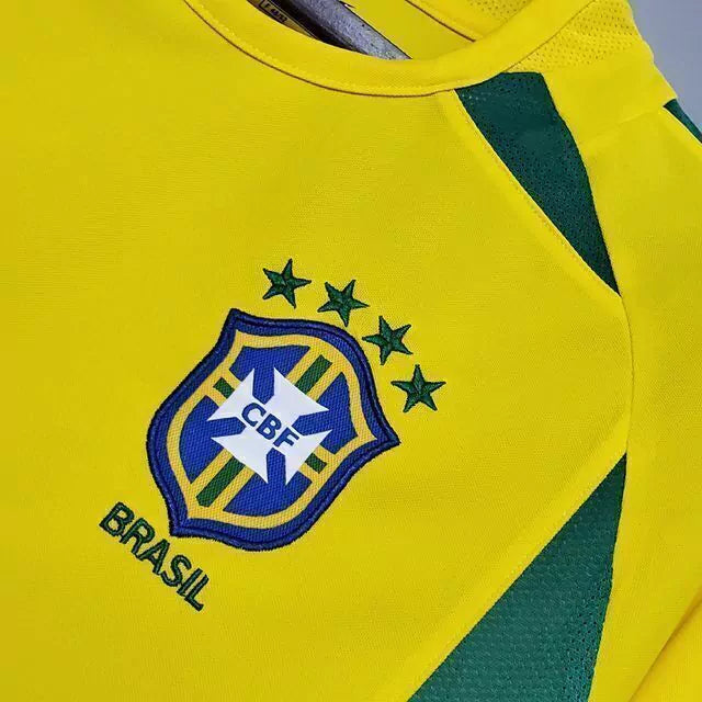 Camisa Retrô Seleção Brasil I 2002