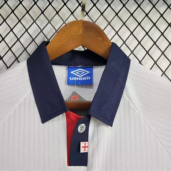 Camiseta Retrô Seleção Inglaterra I 1998