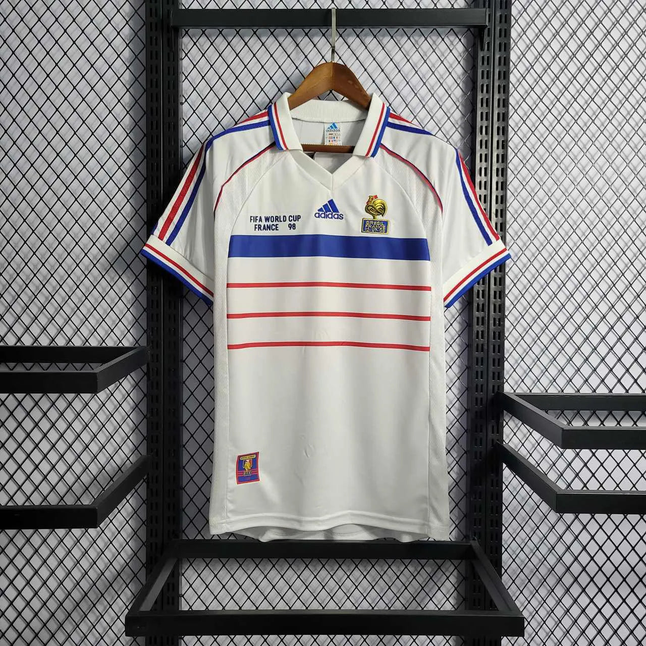Camiseta Retrô Seleção França II 1998
