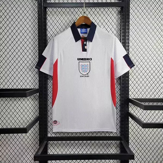 Camiseta Retrô Seleção Inglaterra I 1998